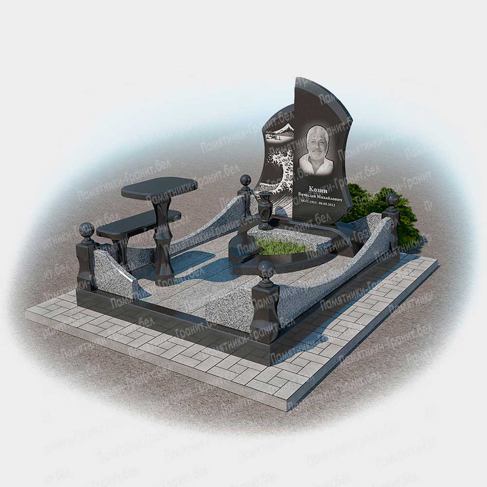 Гранитный памятник в Борисов фото